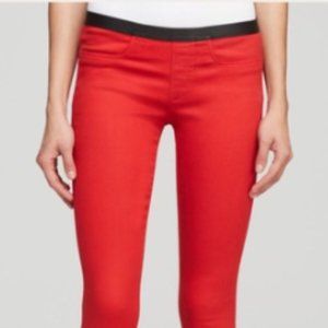 MINIMALIST Helmut lang red coated skinny jean, size 27